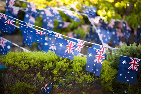 Australia flags