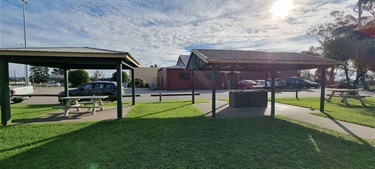 Playground BBQ area