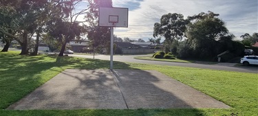 Barber Reserve basketball ring
