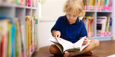 child reading